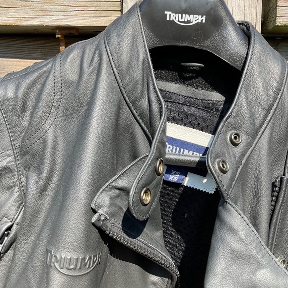 Leather motorcycle jacket - Picture 3 of 4